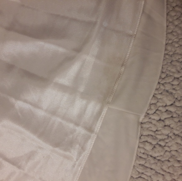 One-Shoulder White Gown With Gold Beading - Picture 7 of 8